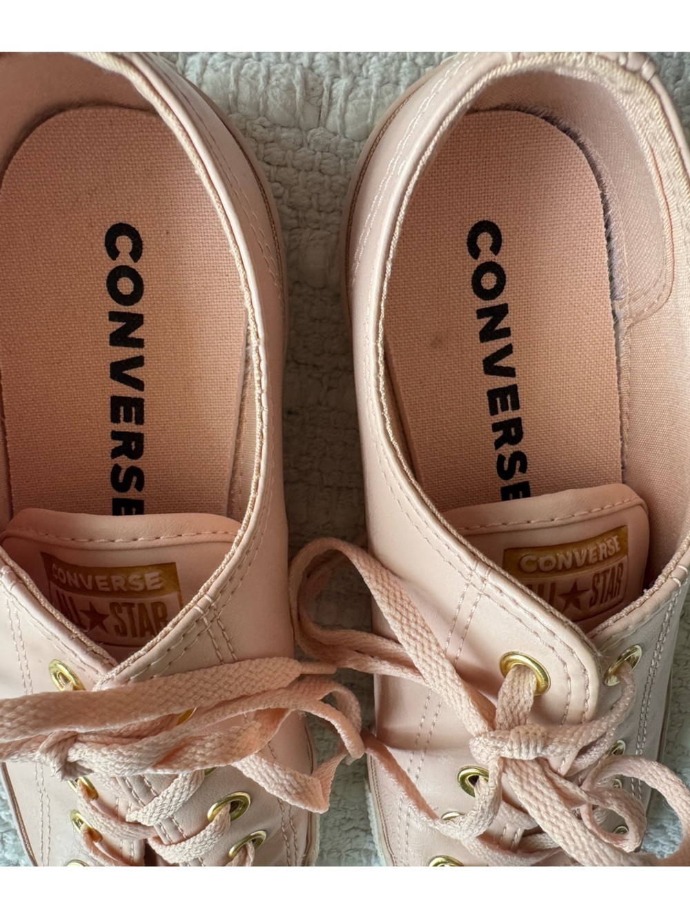 Converse Blush Pink Low-Top Sneakers - Picture 7 of 11